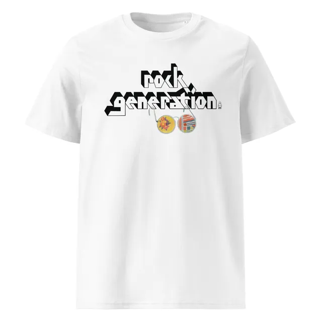 charly-records-rock-generation-iii-t-shirt-unisexe-blanc-coton-bio image 1