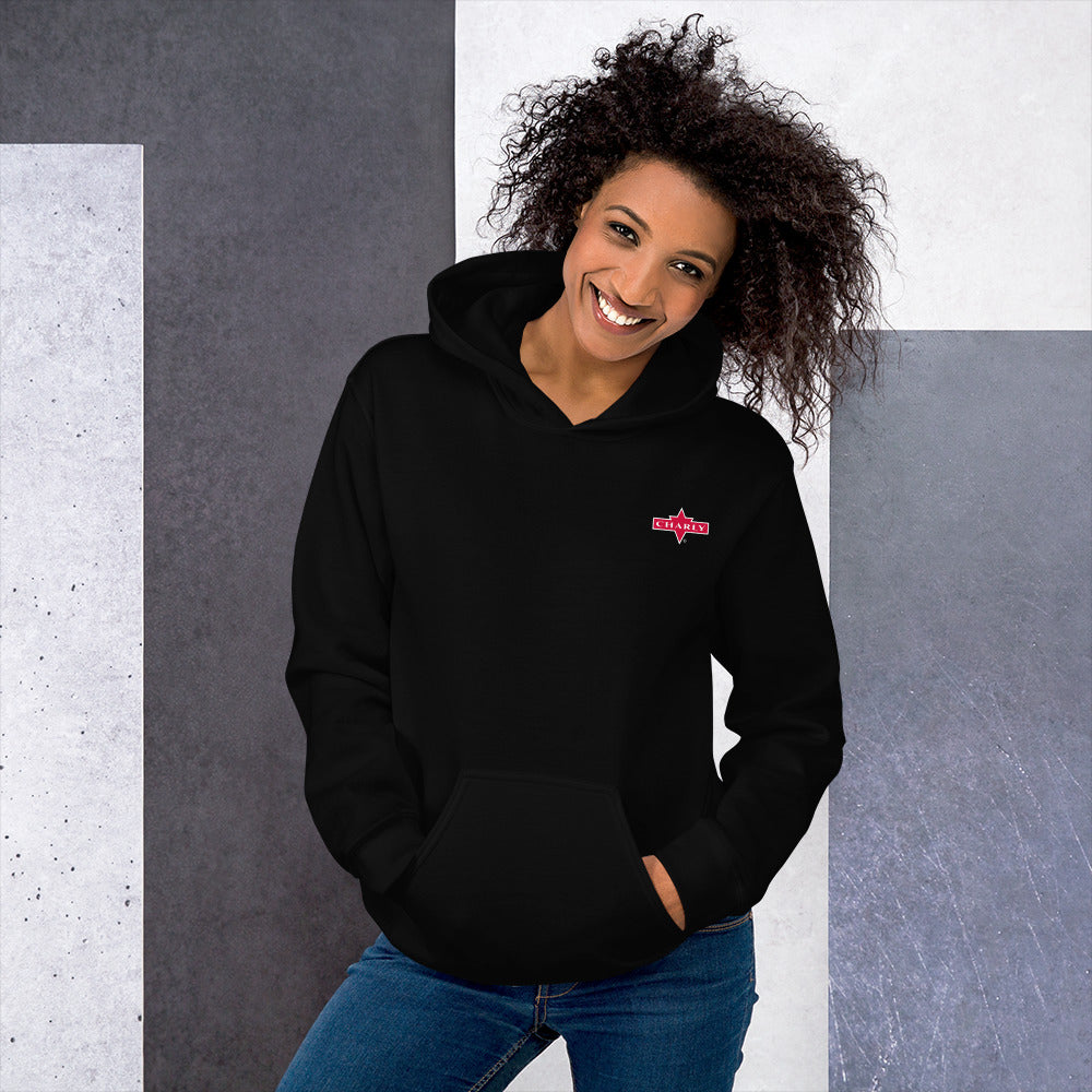 charly-records-charly-sweat-capuche-unisexe-noir-coton image 3