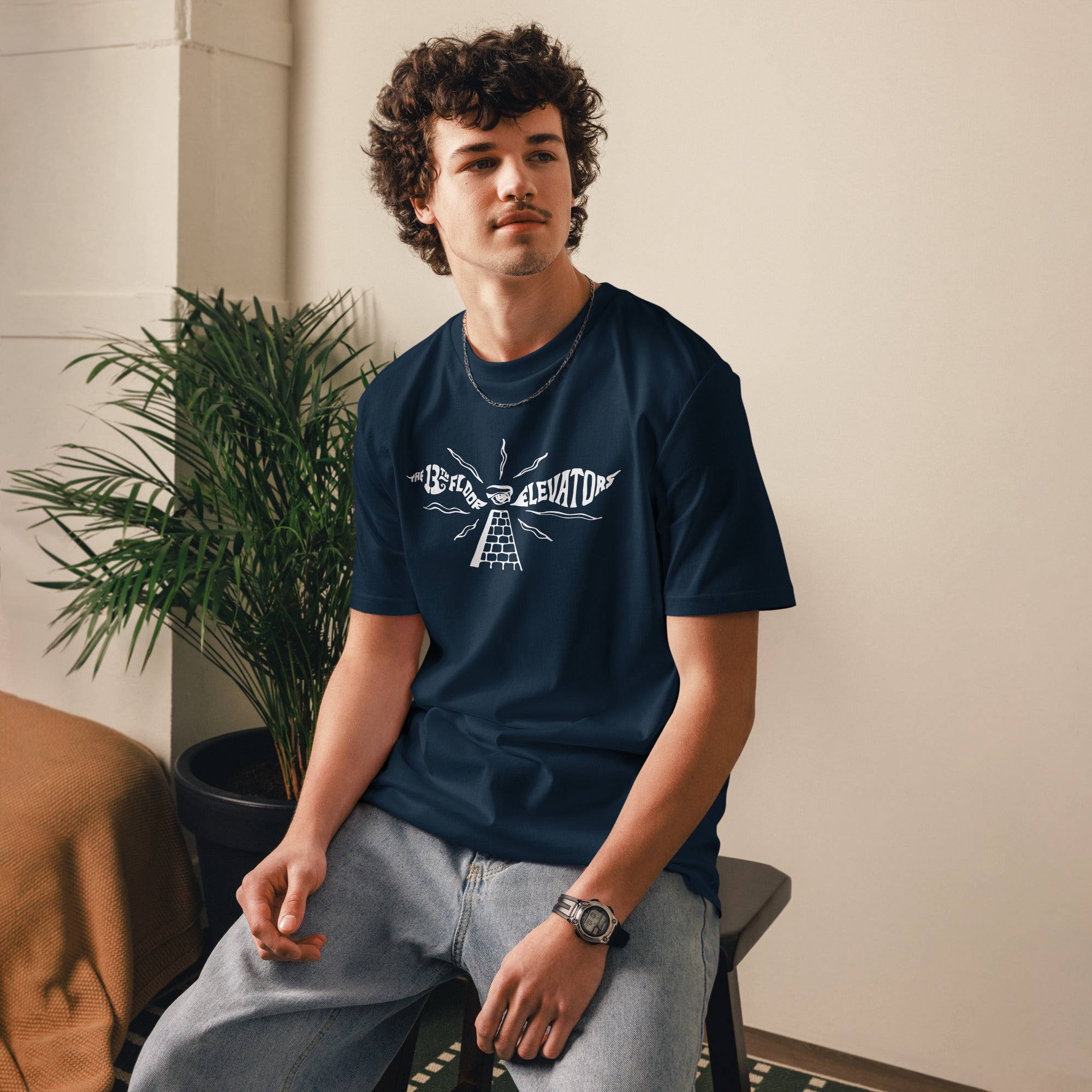 the-13th-floor-elevators-ii-t-shirt-logo-blanc-coton-bio image 2