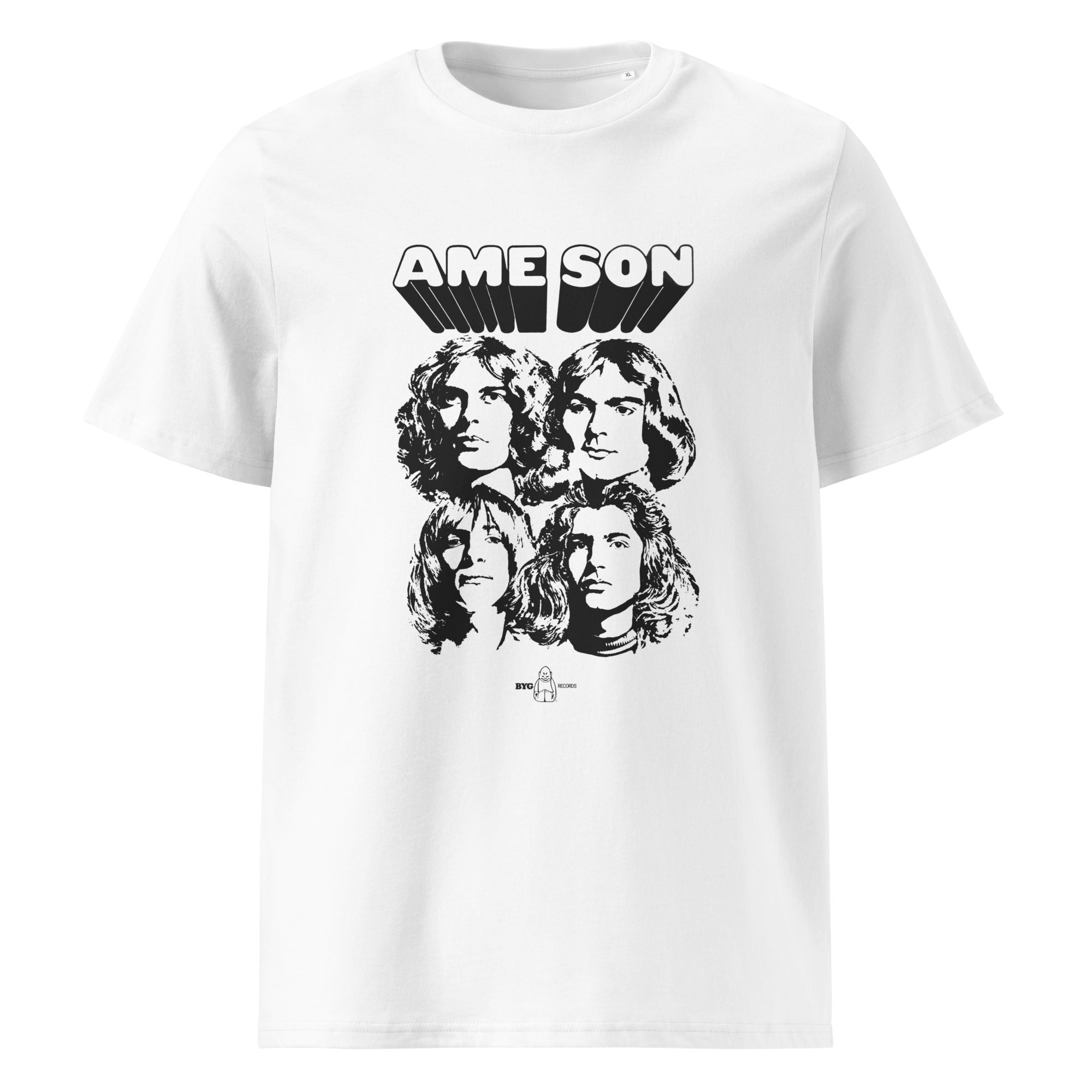 charly-records-ame-son-t-shirt-coton-bio-blanc image 1