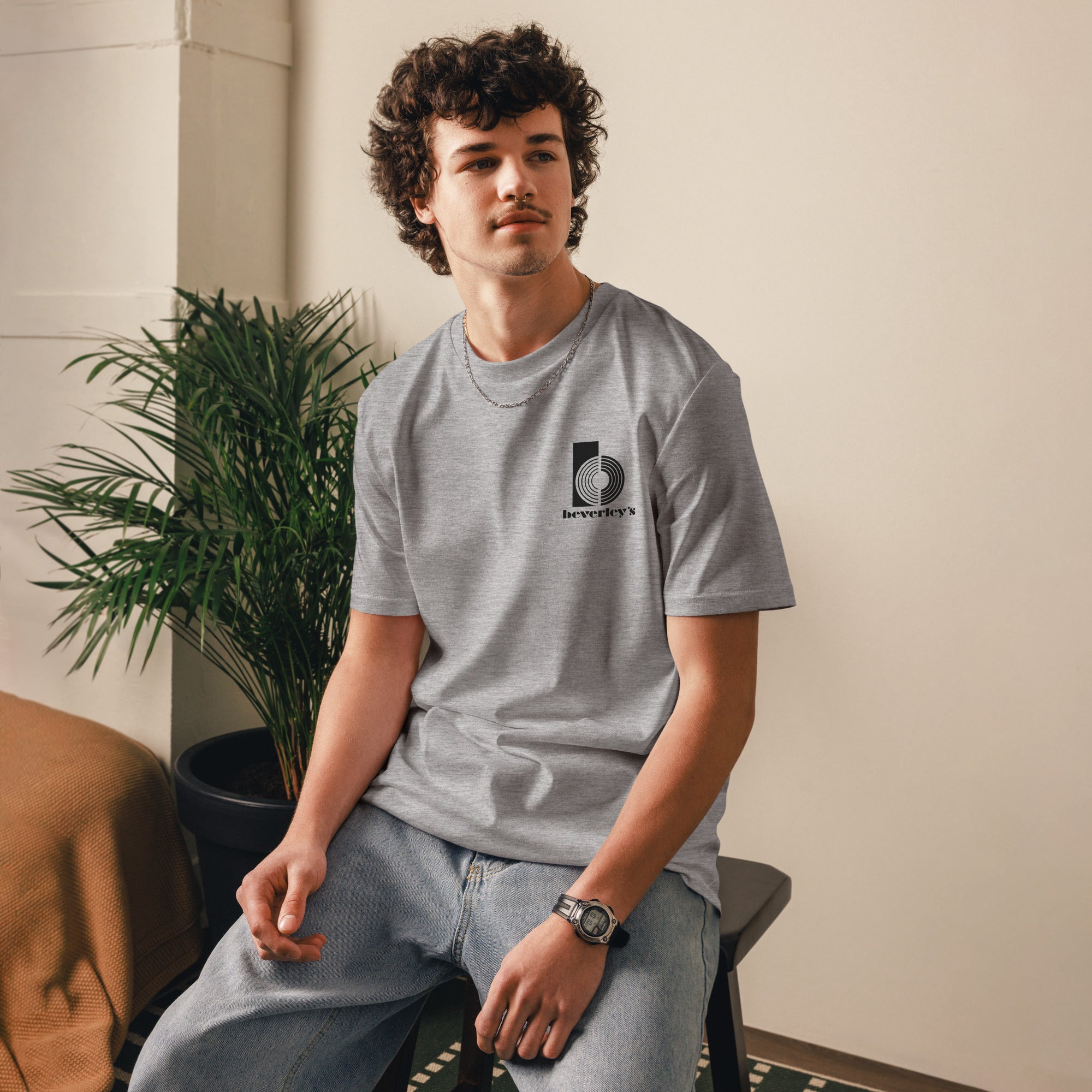 charly-records-beverley-s-t-shirt-coton-bio-gris-chin image 2