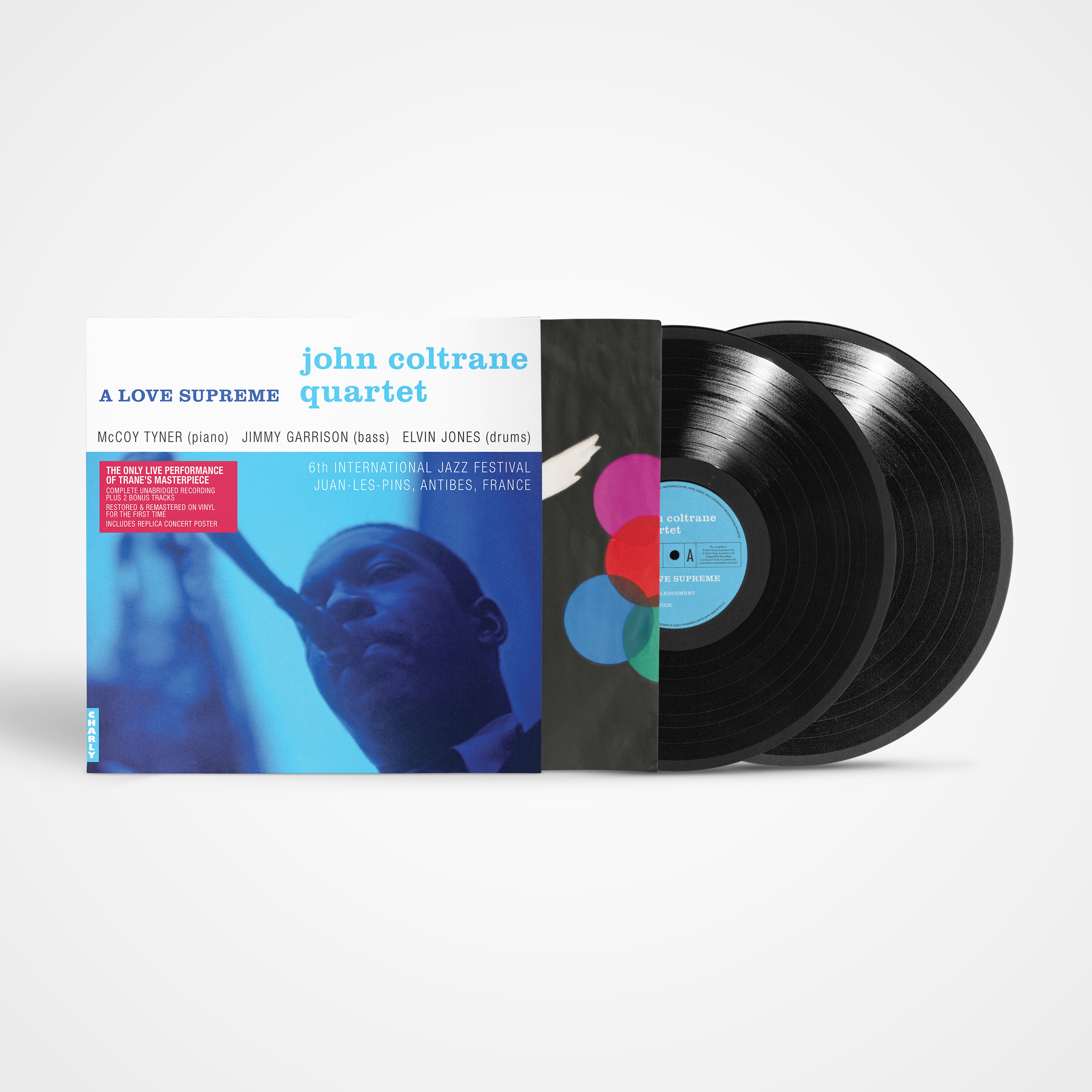 charly-records-jazz-a-love-supreme-double-vinyle-noir-live-1965 image 2
